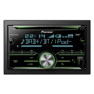 Obrázek Pioneer FH X840DABAN dvojitý DIN DAB CD tuner, Bluetooth a Mixtrax černý vč. antény