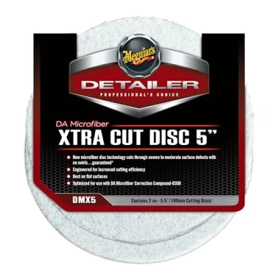 Obrázek Meguiar&#039;s DMX5 DA Microfiber Extra Cut Pad 5&quot; 140mm nástavec z mikrovlákna (balení 2 ks)