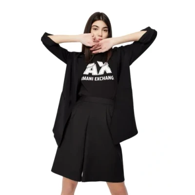 Obrázek Armani Exchange Dámské tričko The Movie, černá, xl