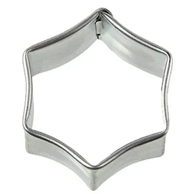 Obrázek Zenker 7759 vykrajovátka Patisserie Hexagon 3,3 x 3,7 1,7 cm ve stříbrné barvě, ušlechtilá ocel,