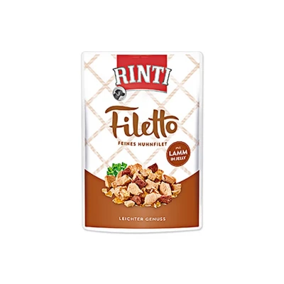 Obrázek Kapsička RINTI Filetto kuře a jehněčí v želé 100g