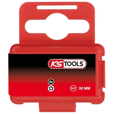Obrázek KS Tools 9113112 Classic bit pro pět hvězda, otvorem, TS15, 1/4 &quot; (balení pěti kusů)