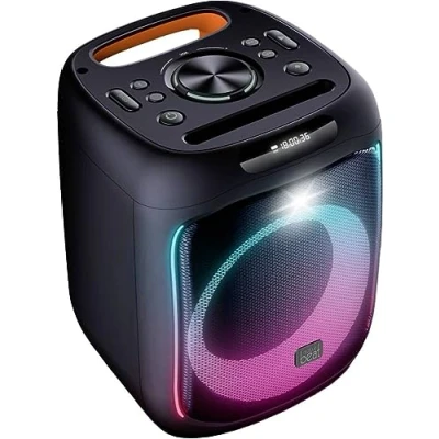 Obrázek Reproduktor Mobile Beat SB TWS 100 BT, výdrž až 7 h, LED světelný efekt, praktické držadlo, akumulátor, funkce nabíjení USB pro externí zařízení