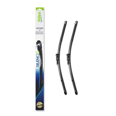 Obrázek VALEO Silencio stěrače VF352 výkonný, vynikající výhled na silnici, jednoduchá montáž originální ploché listy 550 mm/550 mm přední sada se 2 574307