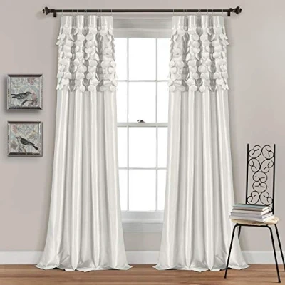 Obrázek Lush Decor Kreis Dream Fenster Vorhang Panels weiß