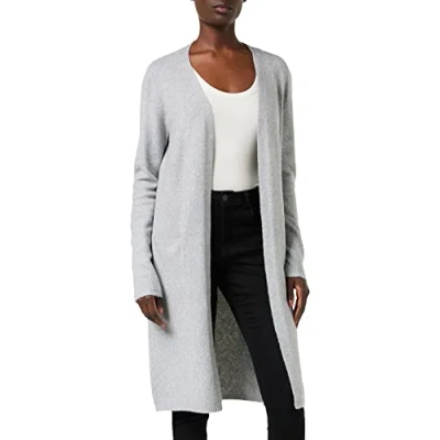 Obrázek Vero Moda Vmdoffy LS LONG OPEN GA NOOS Kardigan, Ženy, Velikost: XS, Light grey melange