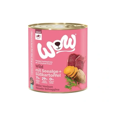 Obrázek Konzerva WOW Adult zvěřina s batáty 800g