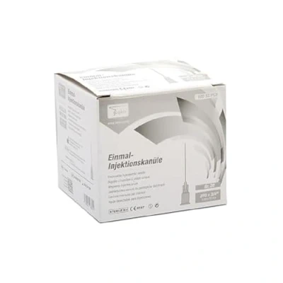 Obrázek Teqler Jednorázové kanyly 27G x 3/4, 0,4 20 mm (šedé)