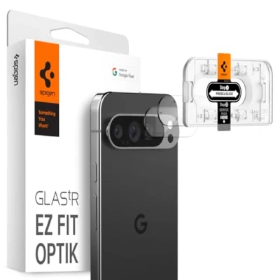 Obrázek Spigen EZ Fit Tvrzené Sklo Camera Protector Google Pixel 9 Pro XL 2 Balení