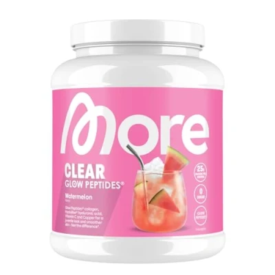 Obrázek MORE Clear Glow Peptides, vodní meloun, 600 g, podporuje svaly, kůži, klouby, šlachy a vazy, testovaná kvalita vyrobeno v Německu