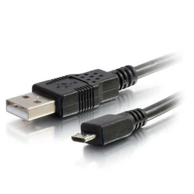 Obrázek C2G Prodlužovací kabel USB (4,6 m, 2. 0, A konektor na micro B), dlouhý nabíjecí pro PS4 ovladač, černý