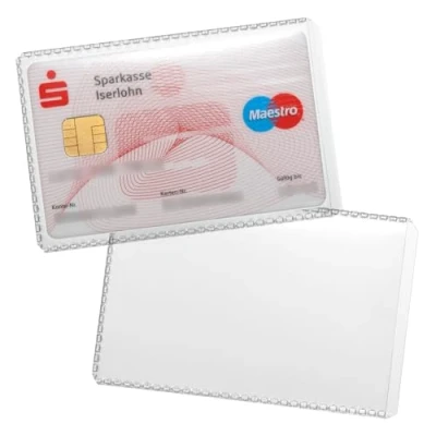 Obrázek Durable Ochranný obal a na doklady (pro lístky, jízdenky, karty ve formátu 54 x 86 mm) 10 kusů, transparentní, 213619