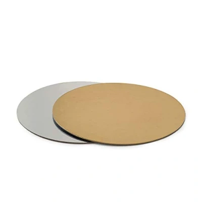 Obrázek Decora Spárované prostírání, zlatá/stříbrná, karton, 34 cm