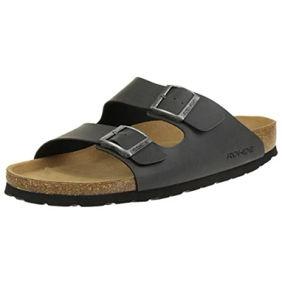 Obrázek Rohde 5920 72 Grado Boty Sandály Pantofle Clogs, Antracitová