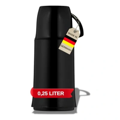 Obrázek Helios Izolační láhev Elegance, plast, černá, 0,25 litru