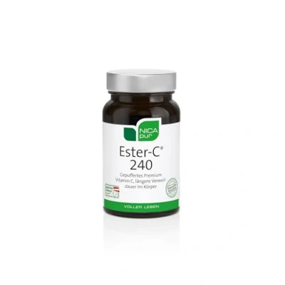 Obrázek NICApur Ester C 240 žaludečně přátelský, pufrovaný vitamin 30 kapslí