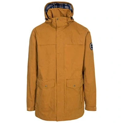 Obrázek DLX Trespass Herren Wasserdichte Jacke ROWLAND, golden brown, XXS, MAJKRAO10001_GDBXXS
