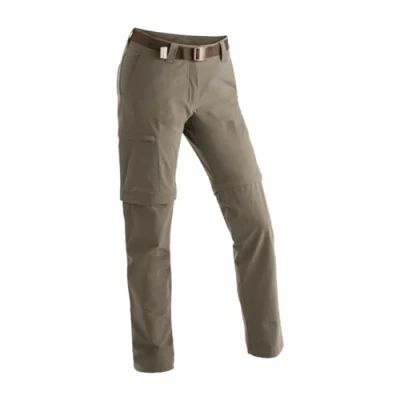 Obrázek Maier Sports Dámské outdoorové kalhoty Inara Slim Zip, Béžová, 24