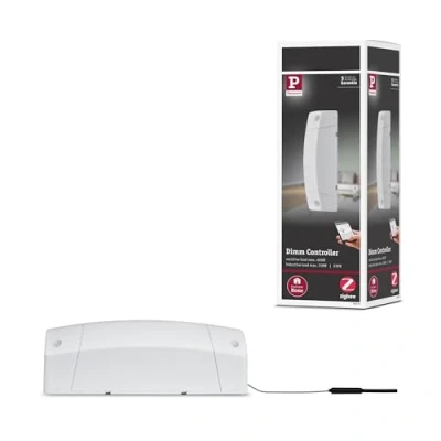 Obrázek Paulmann 50044 SmartHome ZigBee Cephei regulátor stmívání max. 400W 230V AC bílý / šedý plastový rozváděčový plast, 16,3 x 6 5,3 cm
