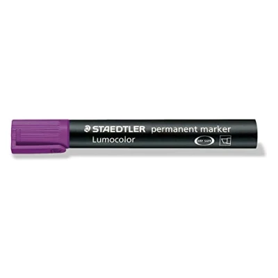 Obrázek STAEDTLER 350 6 Lumocolor zvýrazňovač, permanentní klínový hrot, 2 nebo 5 mm, 10 kusů, fialová
