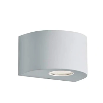 Obrázek Reality Leuchten LED venkovní nástěnné svítidlo Rosario R28232631, bílý plast, vč. 2x 2 W LED, Up a Down osvětlení se šablonami, bílá matná