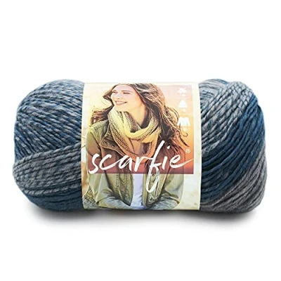 Obrázek Scarfie Yarn Teal &amp; Silver