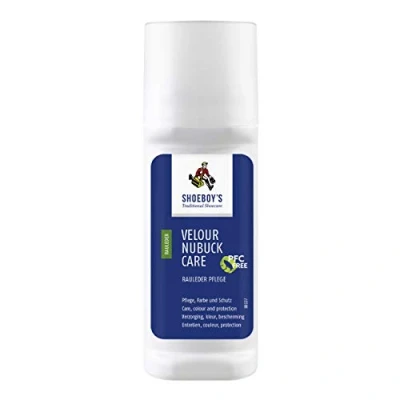 Obrázek Shoeboy&#039;s Velour Nubuck Care 75 ml k péči, aktivaci barev a ochrana veluru, nubuku semiše v různých barvách, Středně hnědá
