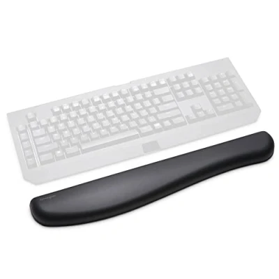 Obrázek Kensington K52798WW ErgoSoft podložka na zápěstí (pro mechanické a herní klávesnice, 463 x 79 25 mm) černá