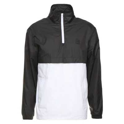 Obrázek Urban Classics Stand UP Collar PULL OVER Jacket Větrovka, Muži, Velikost: Medium, Black/white