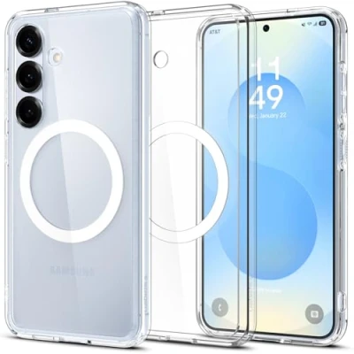 Obrázek Spigen Ultra Hybrid Magfit TPU Back Cover Průhledné Samsung Galaxy S25