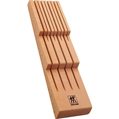 Obrázek ZWILLING Držák na nože do zásuvek, zásuvkový nástavec, pro 8 nožů, 41 x 10,8 4,8 cm, dřevo, hnědý