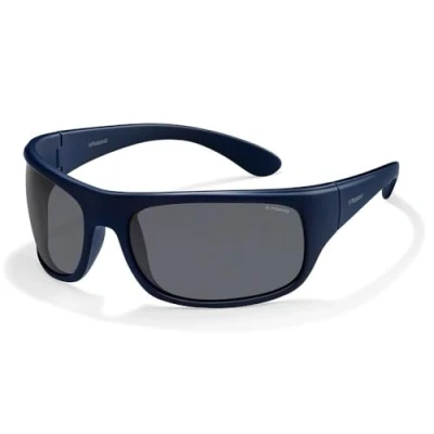 Obrázek Polaroid Unisex Adult Sluneční brýle, modrá (matně tmavě / šedá polarizovaná), 66