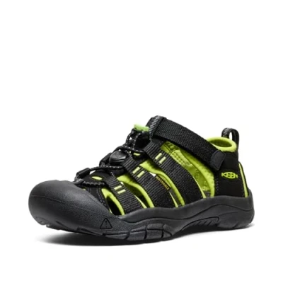 Obrázek Keen Newport H2 Youth Unisex Chodecké sandály pro děti, Velikost: 36, Black/lime green boty
