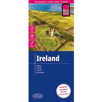 Obrázek Reise Know How Landkarte Irland / Ireland (1:350.000): reiß und wasserfest (world mapping project)