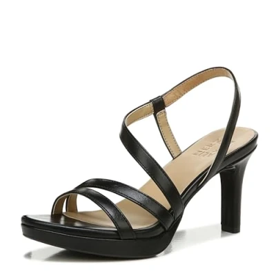 Obrázek Naturalizer Damen Brenta Sandale mit Absatz, Schwarz, 39 EU