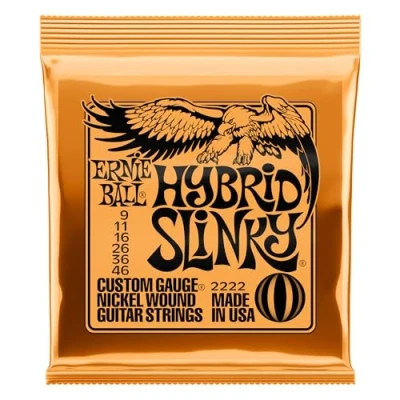 Obrázek Ernie Ball sada nepřiléhavých kytarových strun., Oranžová