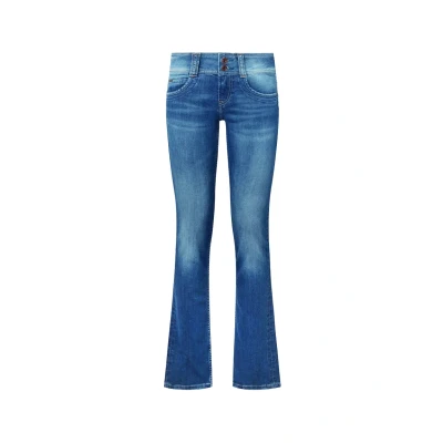 Obrázek Pepe Jeans Dámské Gen Straight džíny, 000 denim (D45), 27 W / 34 l, Modrá (Denim d45)