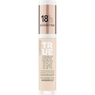 Obrázek Catrice True Skin High Cover Concealer, č. 002, Nude, proti pupínkům, hydratační, přírodní, pro suchou pokožku, veganský, bez oleje, voděodolný, alkoholu, 1 balení (4,5 ml)