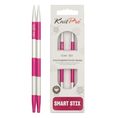 Obrázek KnitPro 42127 SmartStix jehlicové hroty, kov, pestré, 5 mm
