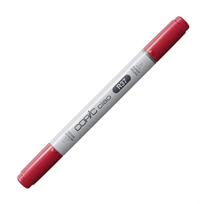 Obrázek COPIC Ciao Marker typ R 37, Carmine, univerzální popisovač rozložení, se středně širokým a štětcovým hrotem