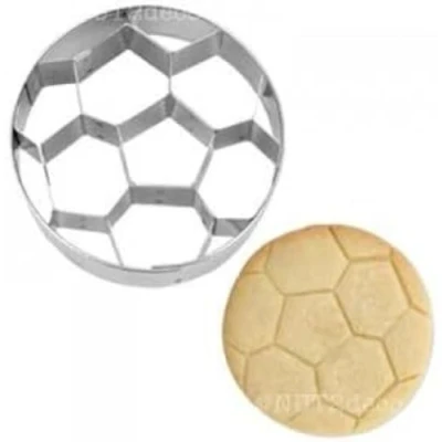 Obrázek Städter 216747 Präge Ausstecher Fußball Ausstechform, Silber