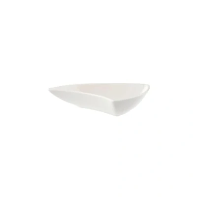 Obrázek Villeroy &amp; Boch Zakřivená miska Newwave Move bílá, servírovací tác, vhodné do myčky nádobí, mikrovlnné trouby, mísa na buffet, prémiový porcelán