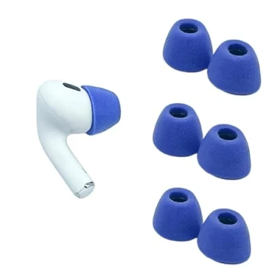 Obrázek Comply TrueGrip špunty do uší, Pro Airpods Gen 1 &amp; 2, Electric Blue, různé velikosti