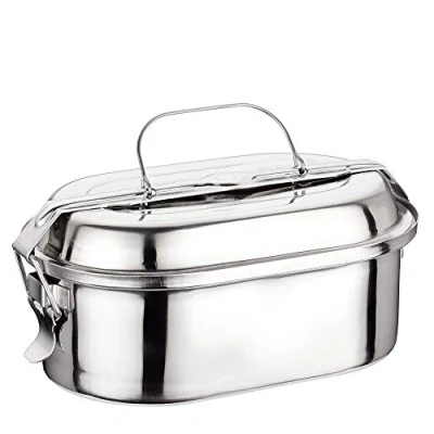 Obrázek Ilsa 5111 piknik box, pravoúhlý, nerez, 18 cm, barva stříbra