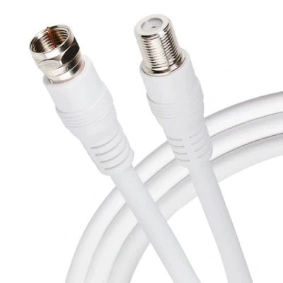 Obrázek Maplin Satellitenkabel Verlängerung 3M Koaxialkabel F Stecker auf Buchse