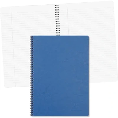 Obrázek Clairefontaine 781454C spirálová podložka Age Bag, 100 stránek, A4, 21 x 29,7 cm, modrá, 1 kus