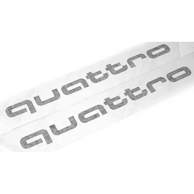 Obrázek Audi 81A064317Y9B Q2 C Blade dekorační fólie Quattro exteriér nápis brilantně černá