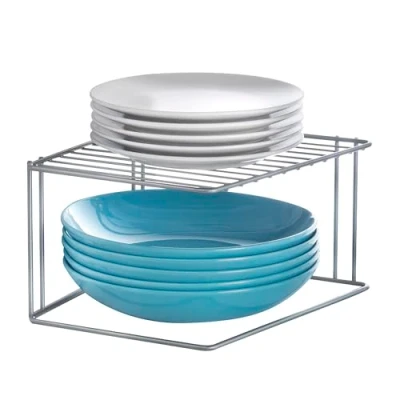 Obrázek Metaltex 364001000 Boxe vložka rohové skříně 1 Etg. 25 x 15 cm polyherm, stříbrná metalíza,