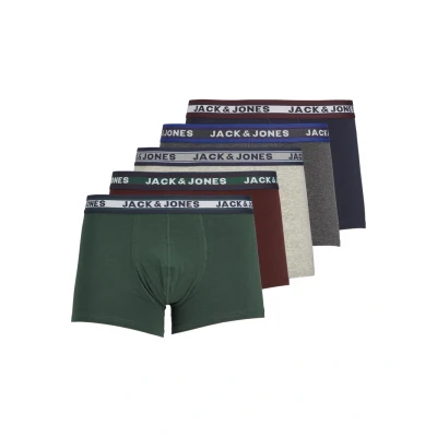 Obrázek JACK &amp; JONES Male Trunks 5dílné balení Trunks, vícebarevné, L