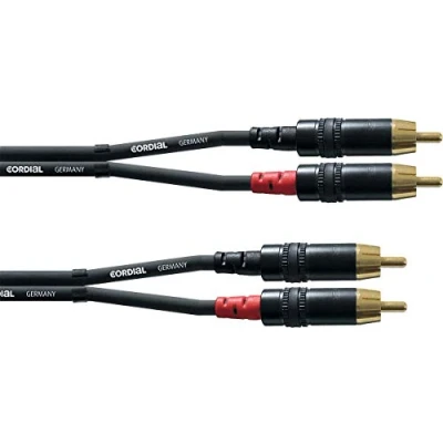 Obrázek CORDIAL kabel AUDIO dvojitý RCA 6 m Essentials